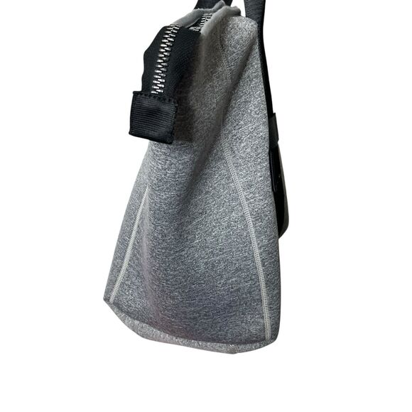 Aimee Kestenberg Capri Tote Bag Large Gray Black Neoprene Travel Shoulder Zip - Picture 4 of 12